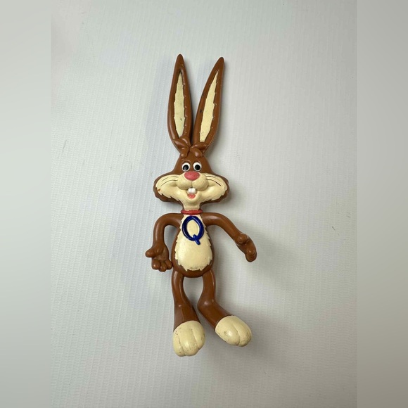 Figurine Nestle Quik Nesquik Bendy Bunny mascot, known as "Quicky". - Picture 1 of 3